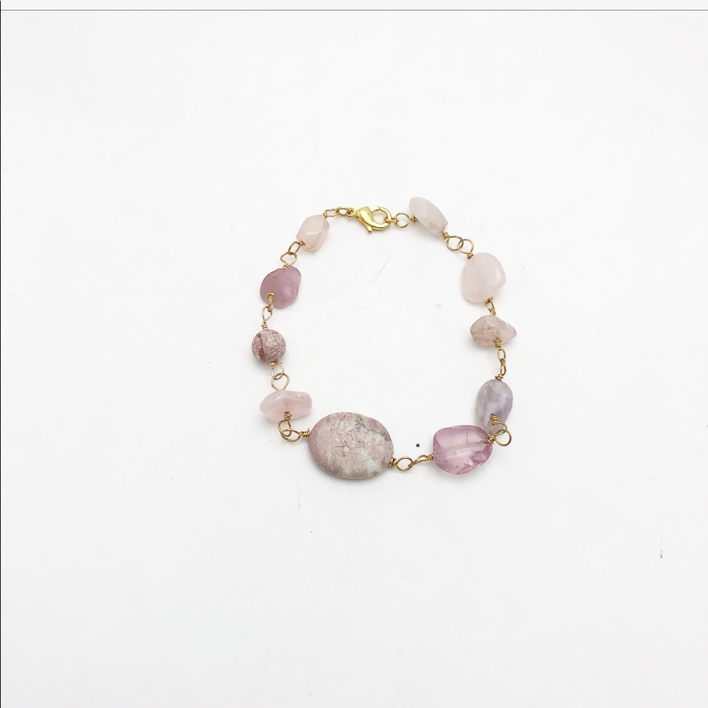 ARTISAN PINK GEMSTONE BRACELET